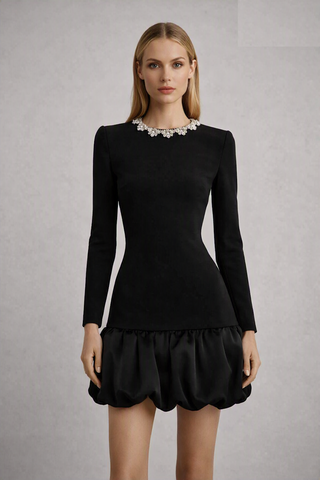 Bijou Jewel Collar Top