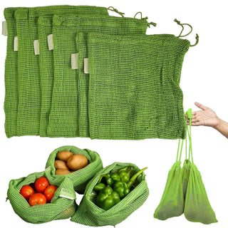 Cotton Vegetable Storage Bags – Pack of 6