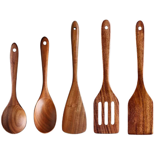 Handmade Wooden Kitchen Utensils Set