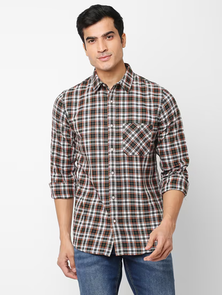 Branton Check Button-Up Shirt