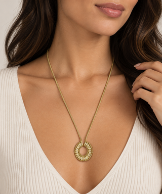 Golden Halo Necklace