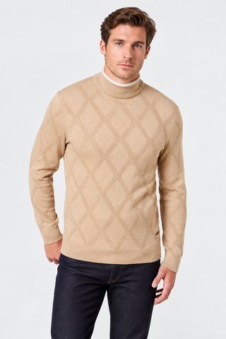 Kitsilano Diamond-Knit Cotton Sweater