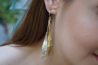 Olive Leaf Earrings