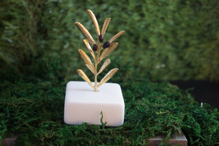 Olive Tree Branch Decor Centerpiece