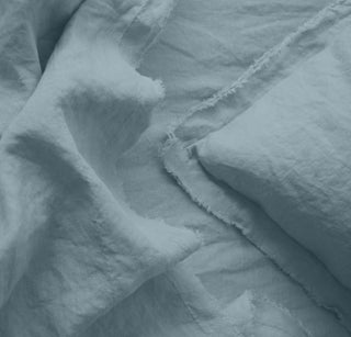 Raw Edged Linen 3-Piece Duvet Set