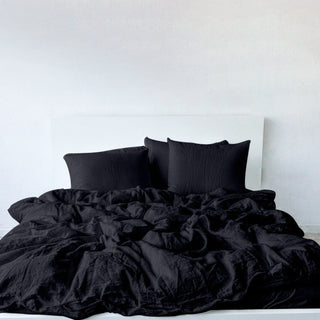 Raw Edged Linen Bedding Set