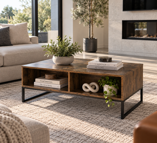 Benson Foldable Lift Top Coffee Table with Storage