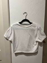 Load image into Gallery viewer, White Crop T-Shirt

