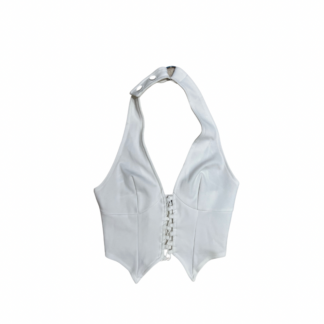 Halter Tie-Up Crop Top