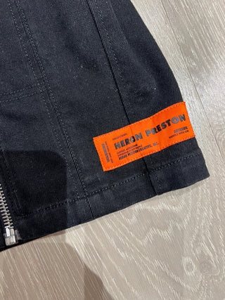 Heron Preston Denim Zip Up Mini Dress