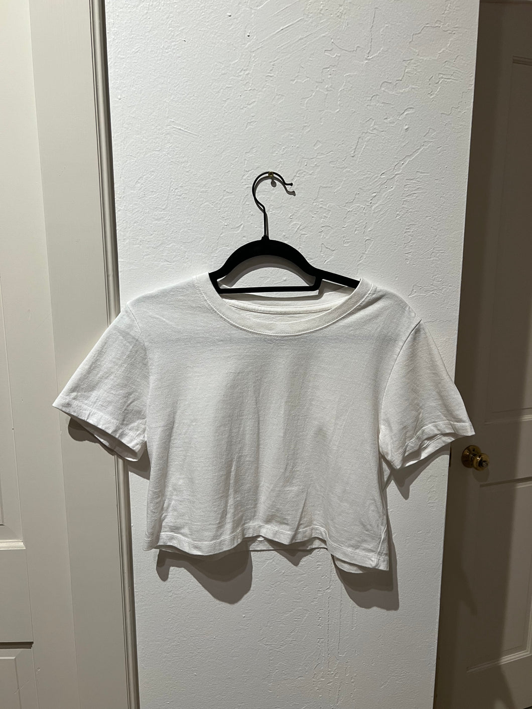 White Crop T-Shirt