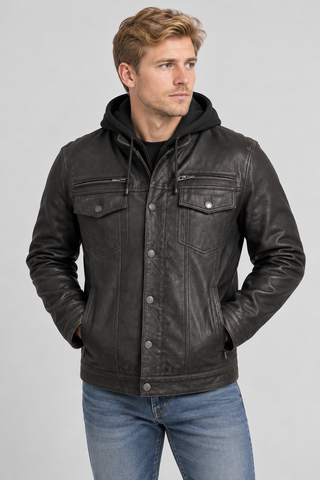Rourke Leather Moto Jacket