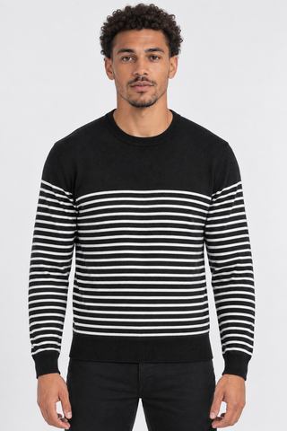 Redgrave Striped Crewneck Sweater