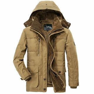 Hooded Winter Parka Coat w/Inner Fleece