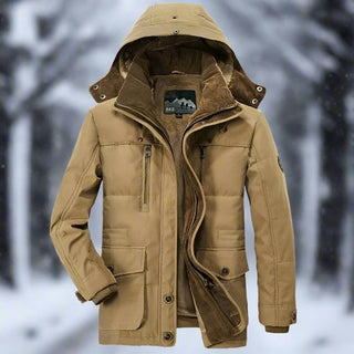 Hooded Winter Parka Coat w/Inner Fleece