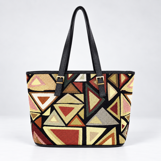 Origami 13" Leather Tote Bag
