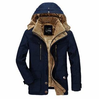 Hooded Winter Parka Coat w/Inner Fleece