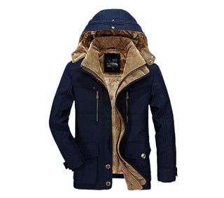 Hooded Winter Parka Coat w/Inner Fleece