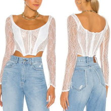 Load image into Gallery viewer, Lace Corset Top
