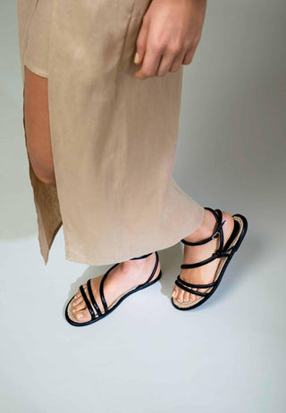 Leather Strappy Sandals