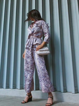 Carmel Snake Print Pants