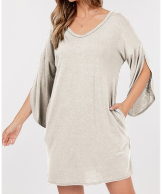 Sebastopol Tulip Sleeve Knit Tunic
