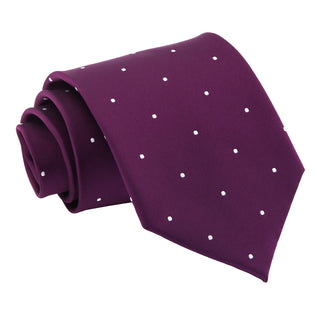 Amethyst Pin Dot Classic Tie