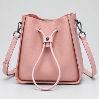Cowhide Bucket Handbag