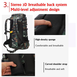 Waterproof  70L Military Backpack