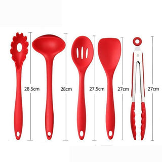 10-Piece Non-Stick Silicone Cooking Utensil Set