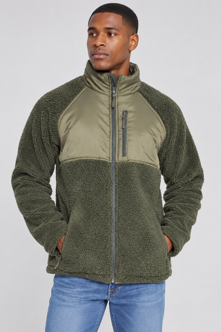Kenmare Sherpa Cut-Out Fleece Jacket