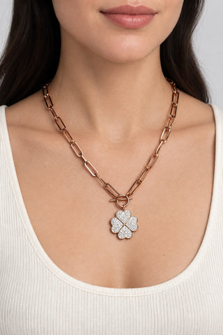 Lucky Four-Leaf Charm Necklace