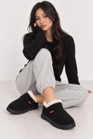 Queenie Cotton House Plush Slippers
