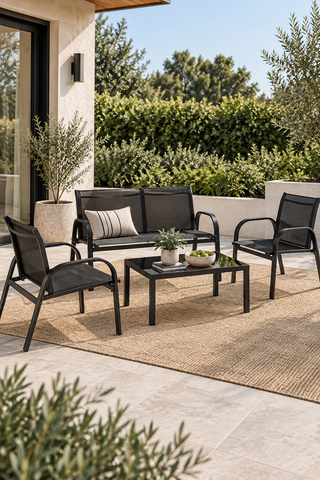 San Mateo 4-Piece Outdoor Patio Set