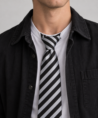 Sterling Line Skinny Tie