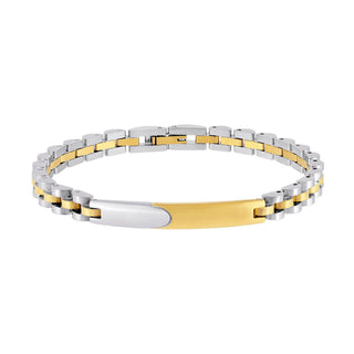Two-Tone Stainless Steel Jubilee Bracelet