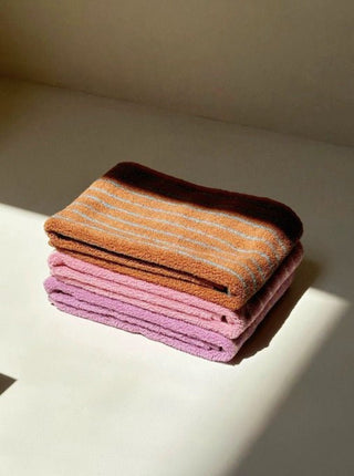 Ultra Soft Absorbent Retro Stripe Bath Towel