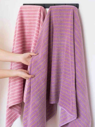 Ultra Soft Absorbent Retro Stripe Bath Towel