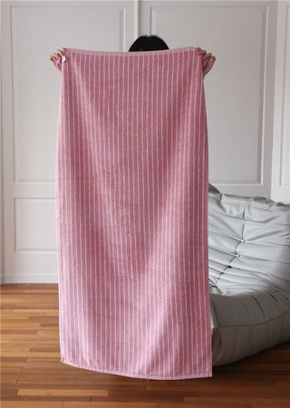 Ultra Soft Absorbent Retro Stripe Bath Towel