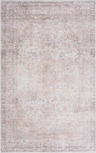 Low-Pile Neutral Area Rug