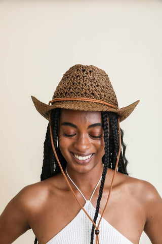 Woven Western Cowboy Hat