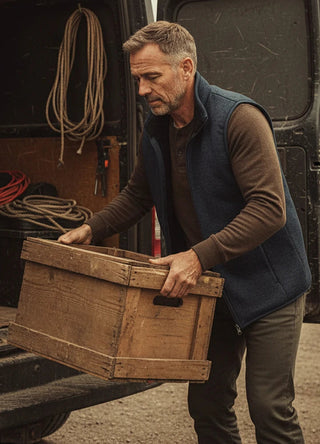 Half-Moon Bay Sherpa Lined Sweater Vest