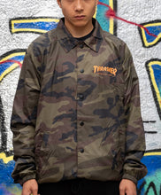 Load image into Gallery viewer, Thrasher Skategoat Coach Camo Jacket
